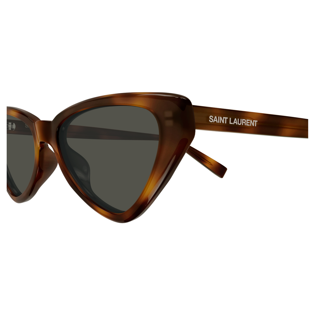Saint Laurent SL Logo SL 944 Havane 002 vue de profil - Les Lunettes de Pauline