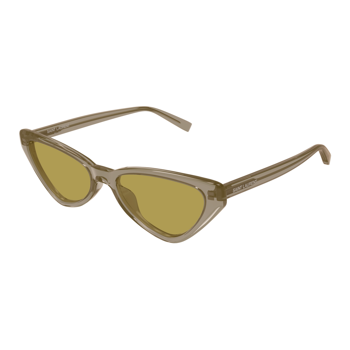 Saint Laurent SL Logo SL 944 Brun 003 vue trois-quarts - Les Lunettes de Pauline