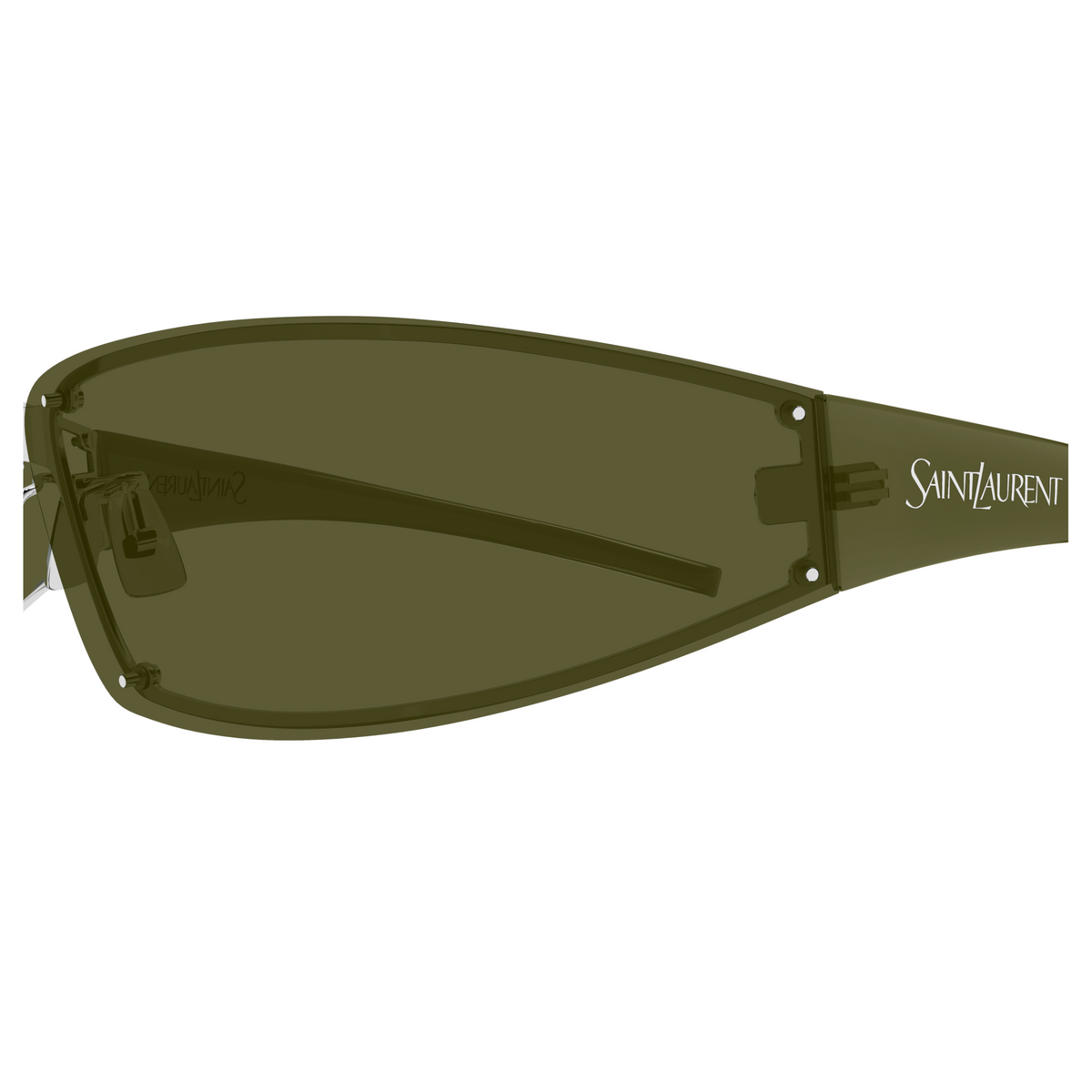 Saint Laurent SL Logo SL 963 Argent 006 vue de profil - Les Lunettes de Pauline