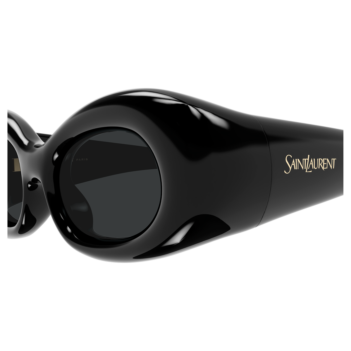 Saint Laurent SL Logo SL 968 Noir 001 vue de profil - Les Lunettes de Pauline