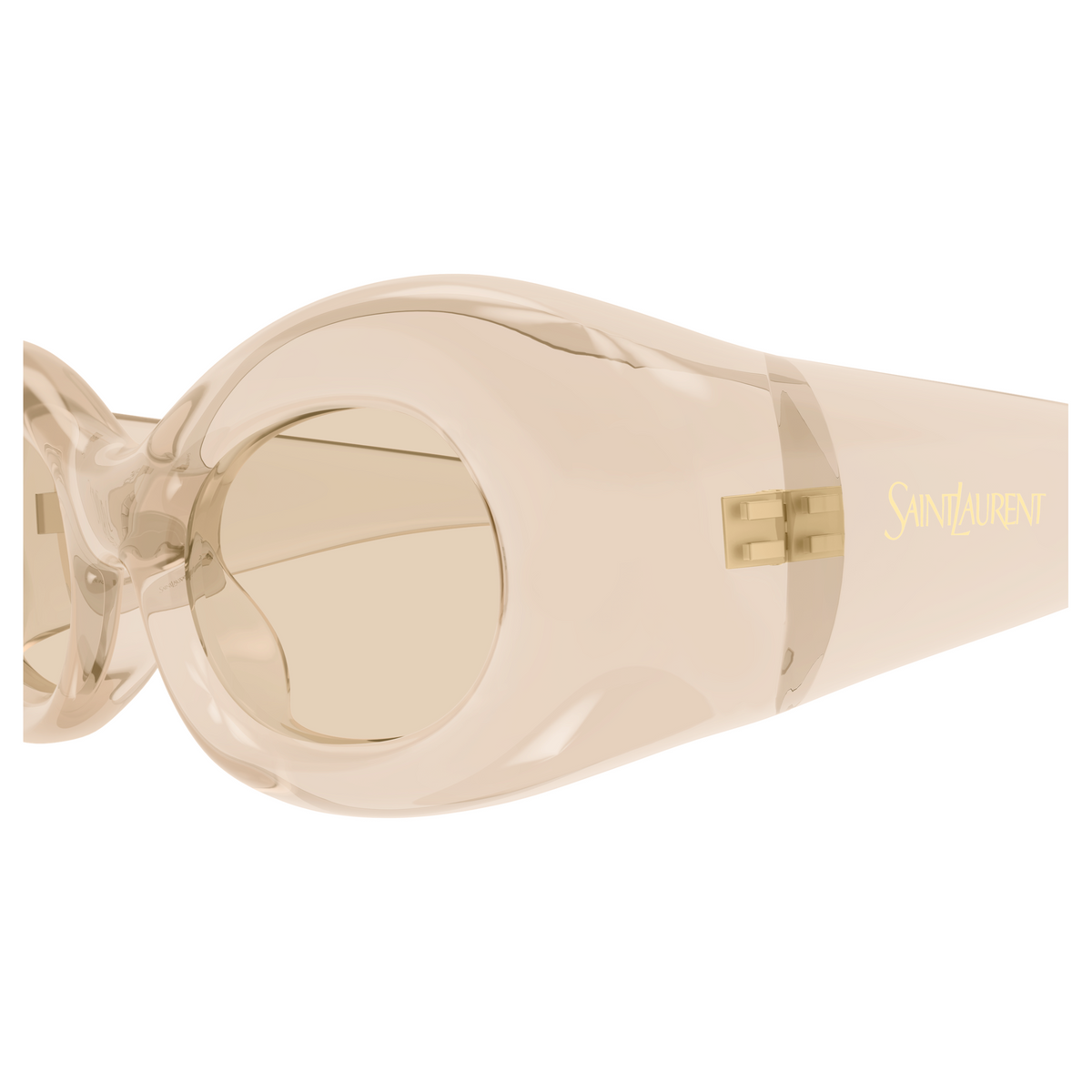 Saint Laurent SL Logo SL 968 Jaune 002 vue de profil - Les Lunettes de Pauline