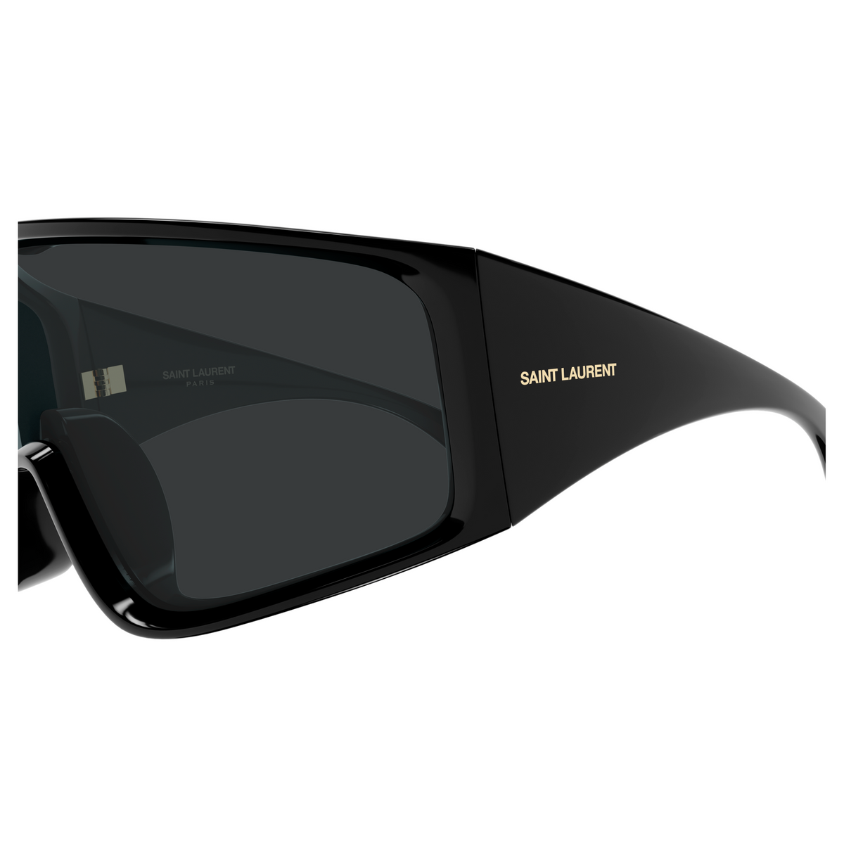 Saint Laurent SL Logo SL 969 Noir 001 vue de profil - Les Lunettes de Pauline
