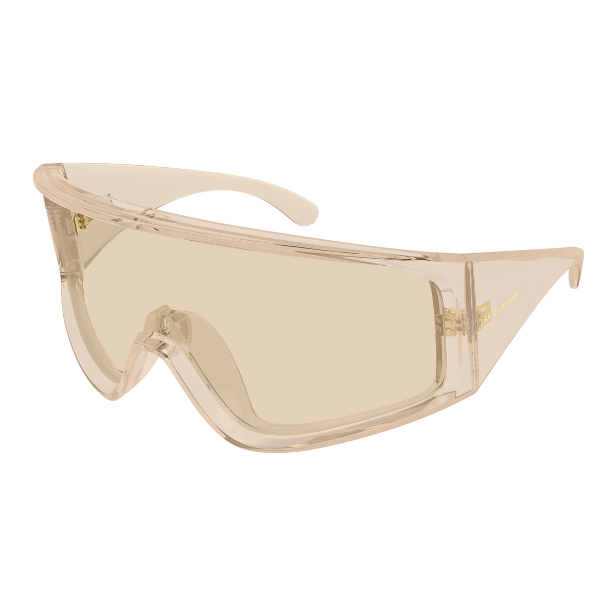 Saint Laurent SL Logo SL 969 Jaune 002 vue trois-quarts - Les Lunettes de Pauline
