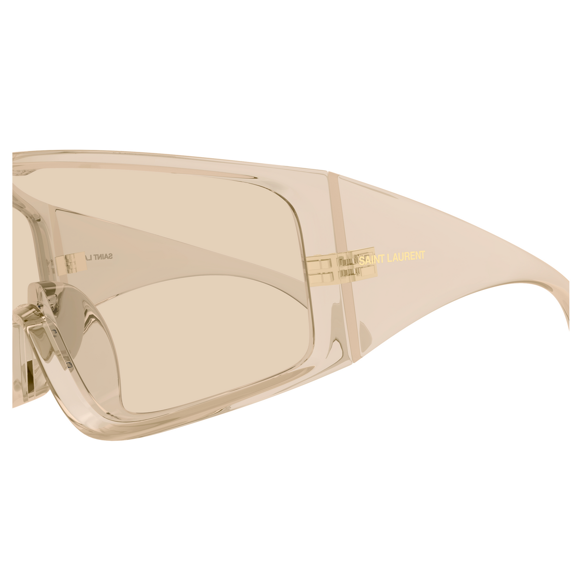 Saint Laurent SL Logo SL 969 Jaune 002 vue de profil - Les Lunettes de Pauline