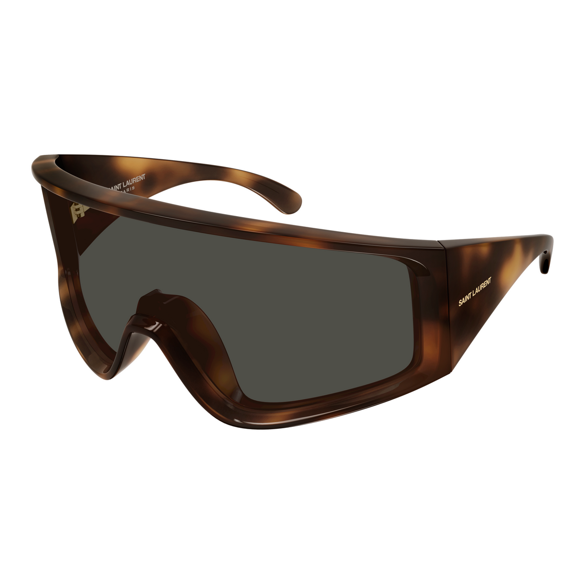 Saint Laurent SL Logo SL 969 Havane 005 vue trois-quarts - Les Lunettes de Pauline