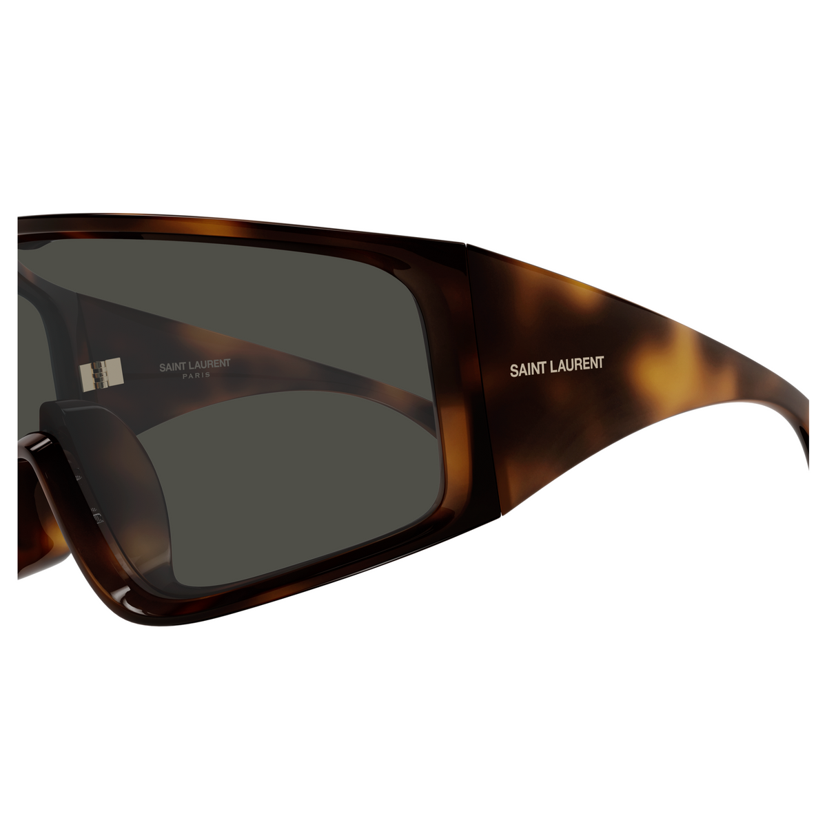 Saint Laurent SL Logo SL 969 Havane 005 vue de profil - Les Lunettes de Pauline