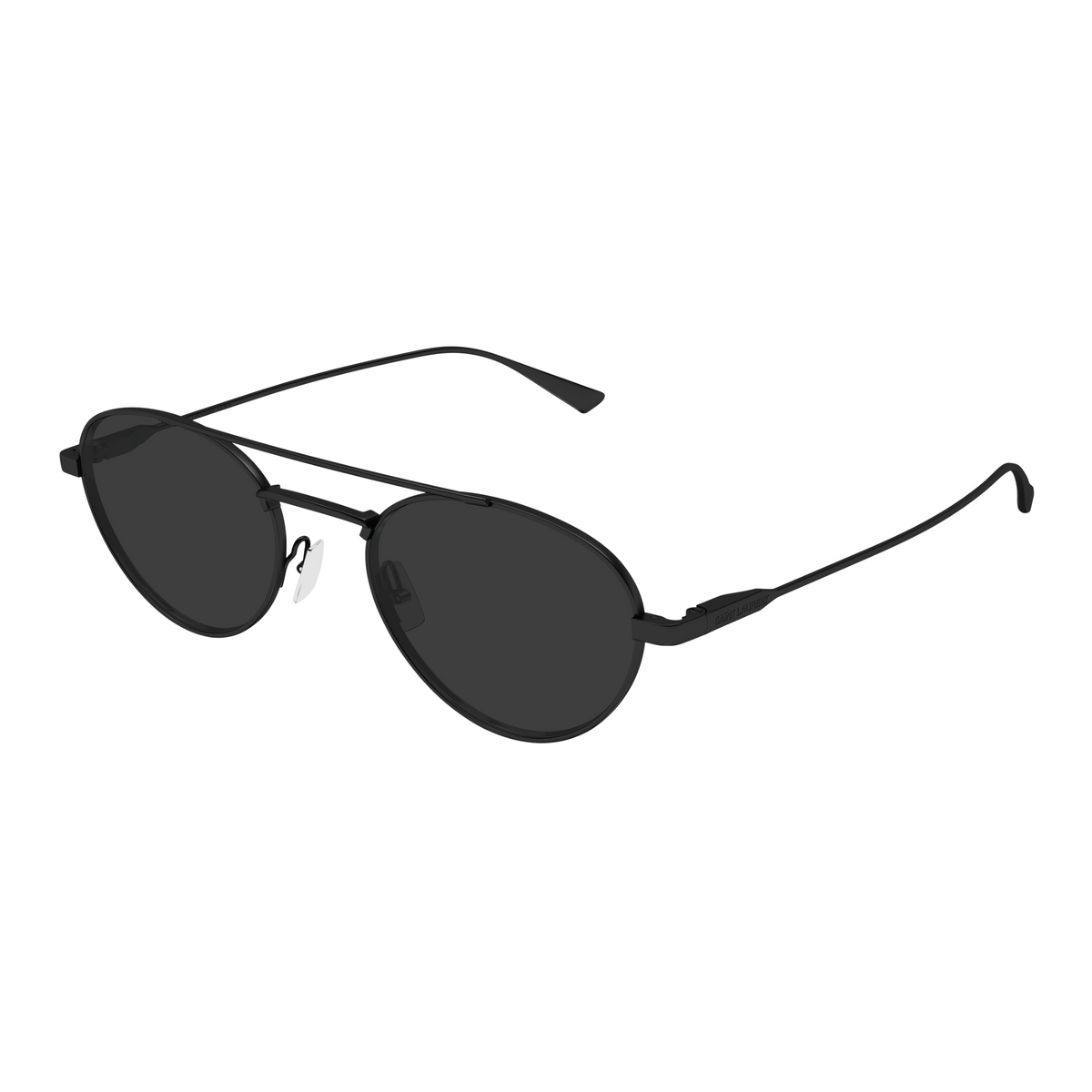 Saint Laurent SL Logo SL 97 Noir 001 vue trois-quarts - Les Lunettes de Pauline