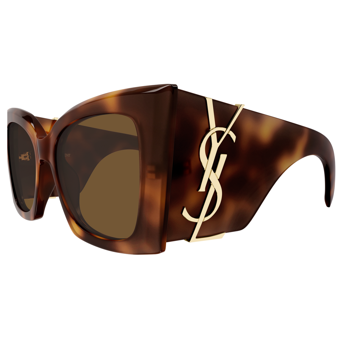 Saint Laurent Monogram SL M119 Blaze Havane 005 vue de profil - Les Lunettes de Pauline