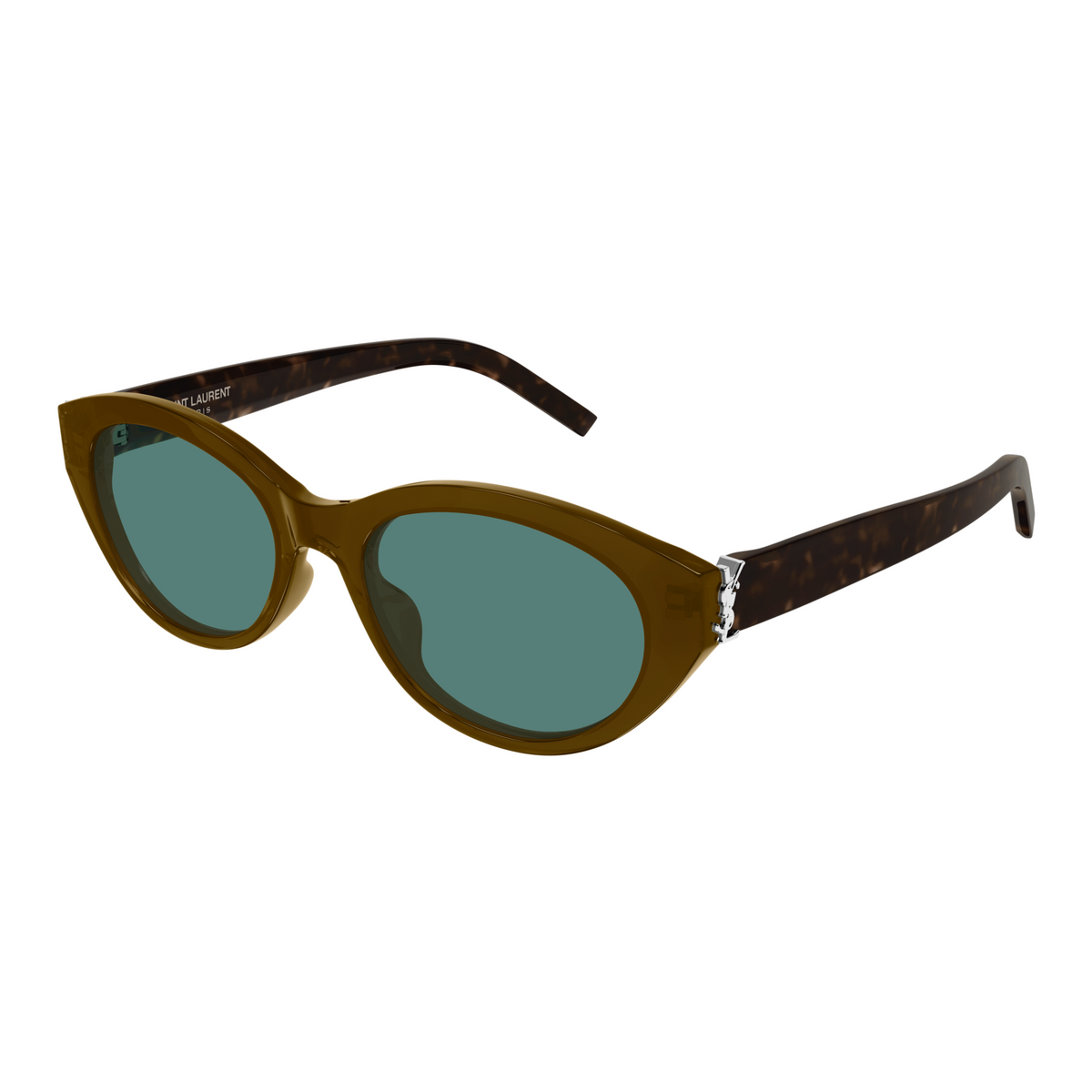 Saint Laurent Monogram SL M148 Brun 005 vue trois-quarts - Les Lunettes de Pauline