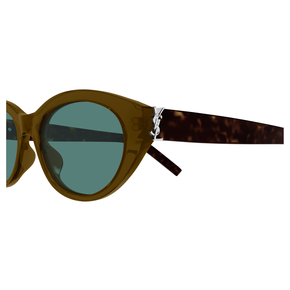Saint Laurent Monogram SL M148 Brun 005 vue de profil - Les Lunettes de Pauline