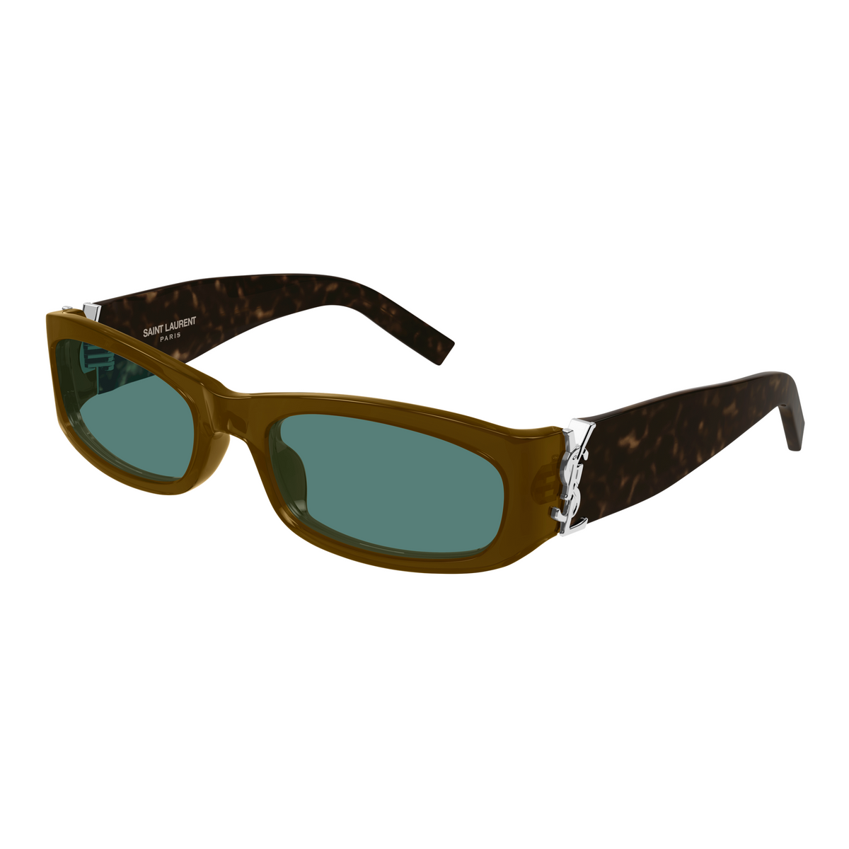 Saint Laurent Monogram SL M152 Brun 005 vue trois-quarts - Les Lunettes de Pauline