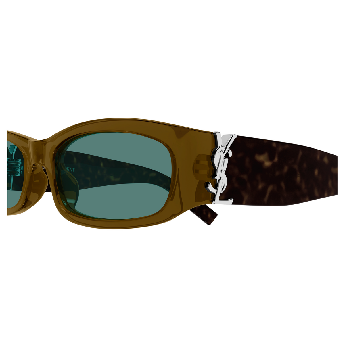 Saint Laurent Monogram SL M152 Brun 005 vue de profil - Les Lunettes de Pauline