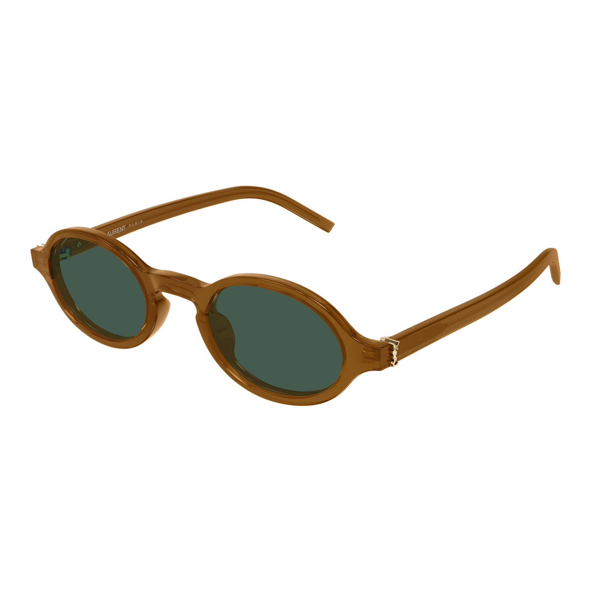 Saint Laurent Monogram SL M161 Brun 004 vue trois-quarts - Les Lunettes de Pauline
