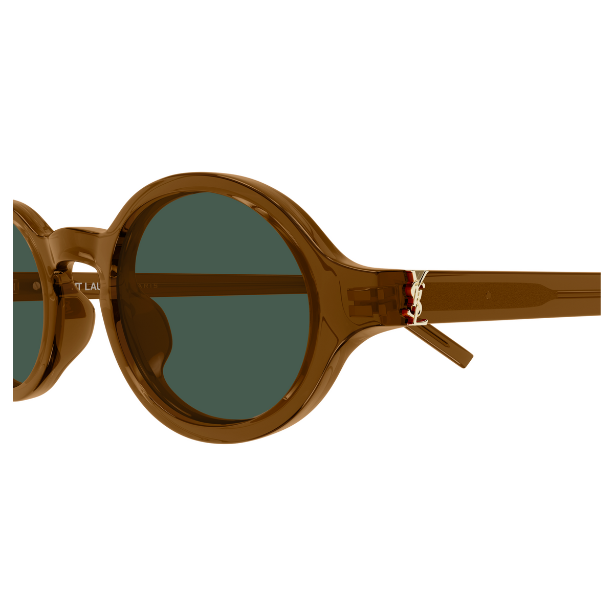 Saint Laurent Monogram SL M161 Brun 004 vue de profil - Les Lunettes de Pauline