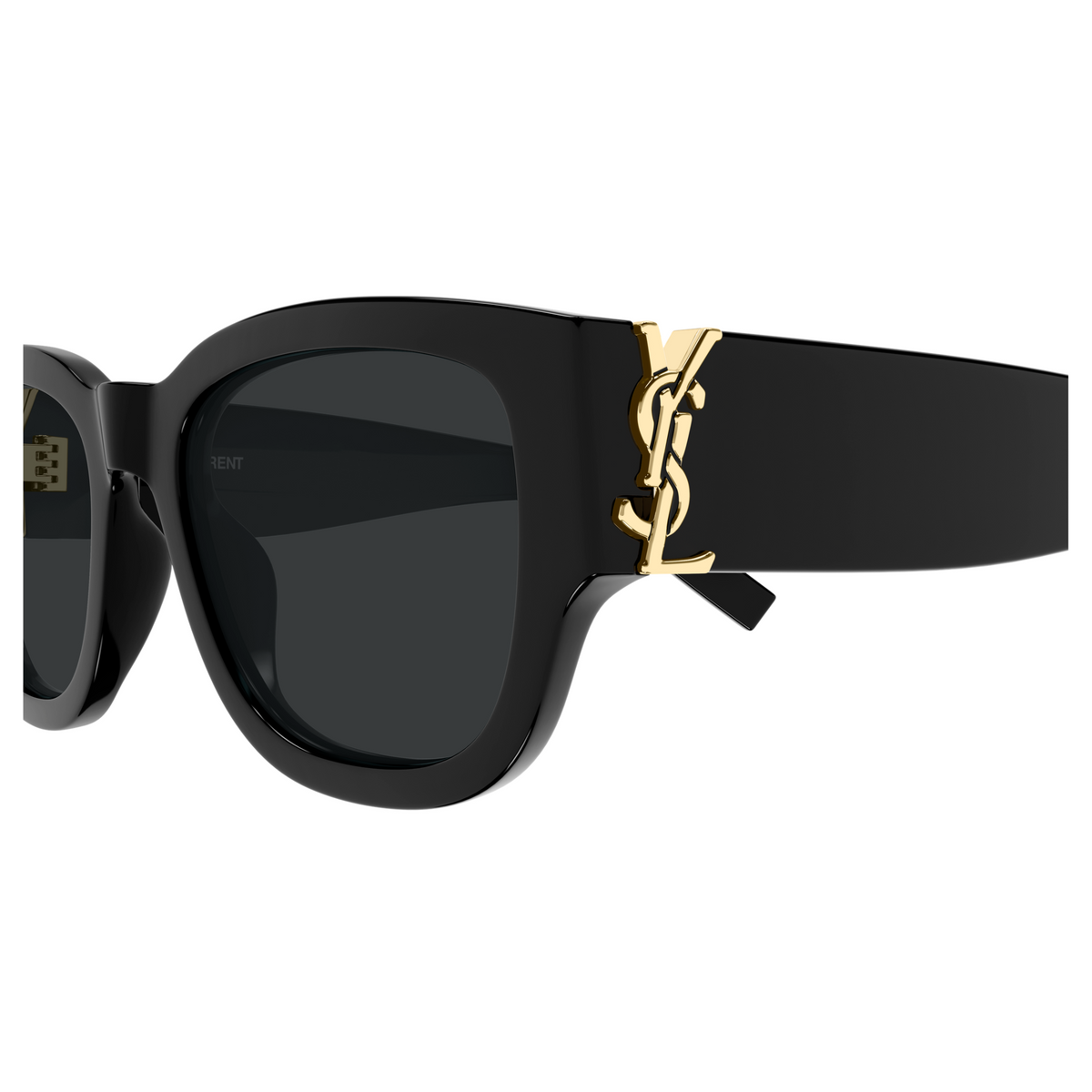 Saint Laurent Monogram SL M174 Noir 001 vue de profil - Les Lunettes de Pauline