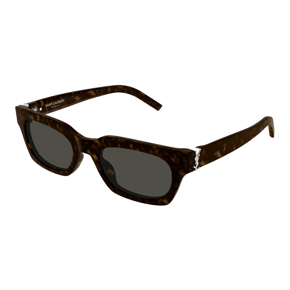 Saint Laurent Monogram SL M175 Havane 002 vue trois-quarts - Les Lunettes de Pauline