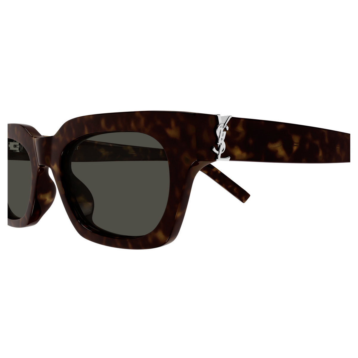 Saint Laurent Monogram SL M175 Havane 002 vue de profil - Les Lunettes de Pauline