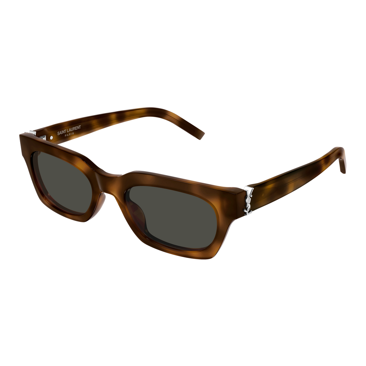 Saint Laurent Monogram SL M175 Havane 003 vue trois-quarts - Les Lunettes de Pauline