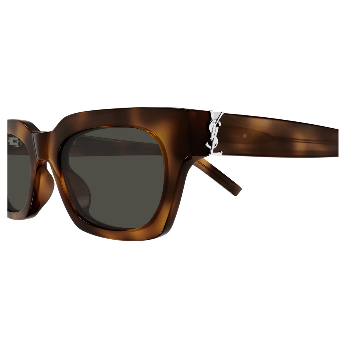 Saint Laurent Monogram SL M175 Havane 003 vue de profil - Les Lunettes de Pauline