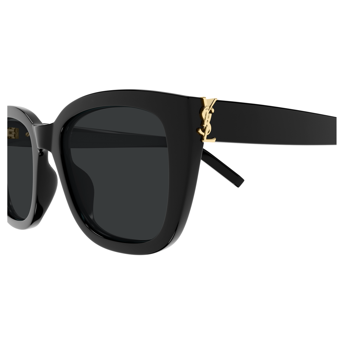 Saint Laurent Monogram SL M176 Noir 001 vue de profil - Les Lunettes de Pauline