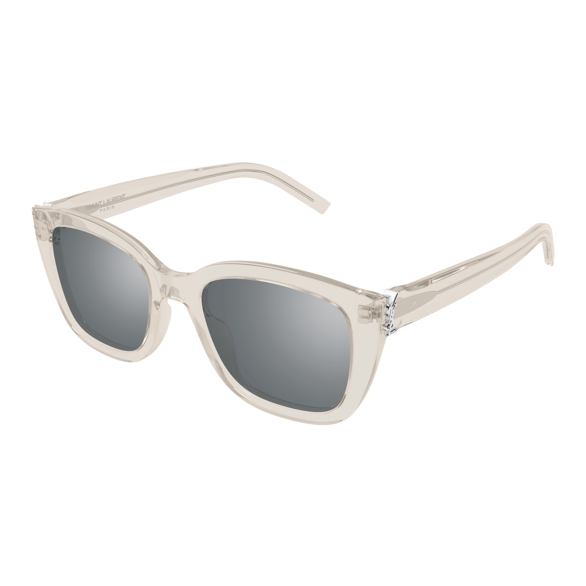 Saint Laurent Monogram SL M176 Beige 004 vue trois-quarts - Les Lunettes de Pauline