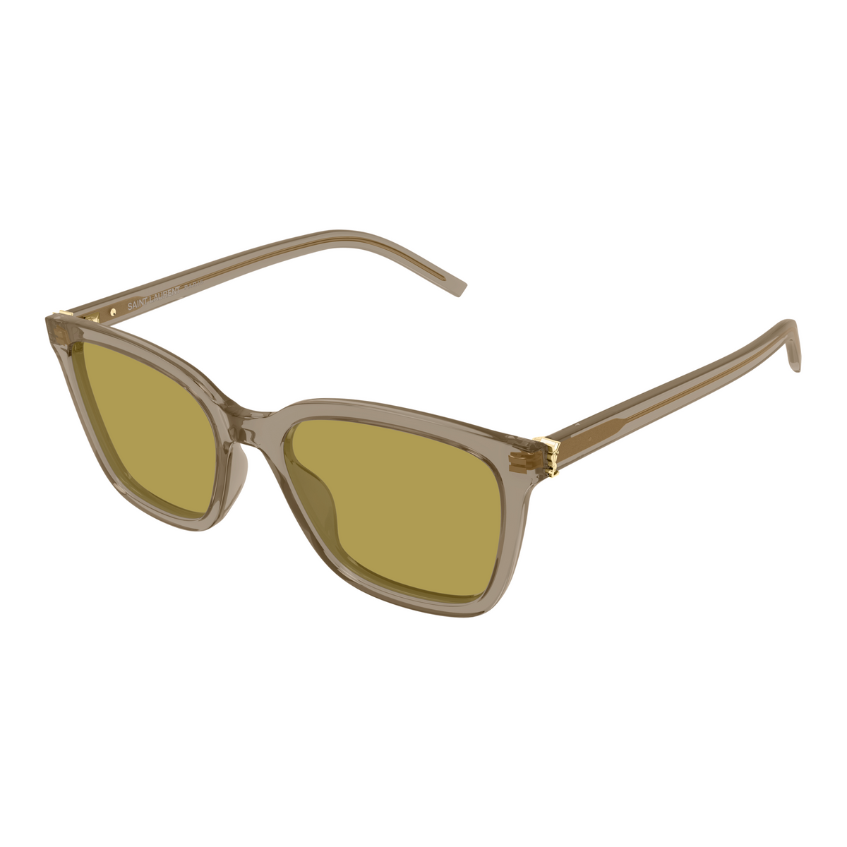 Saint Laurent Monogram SL M178 Brun 005 vue trois-quarts - Les Lunettes de Pauline