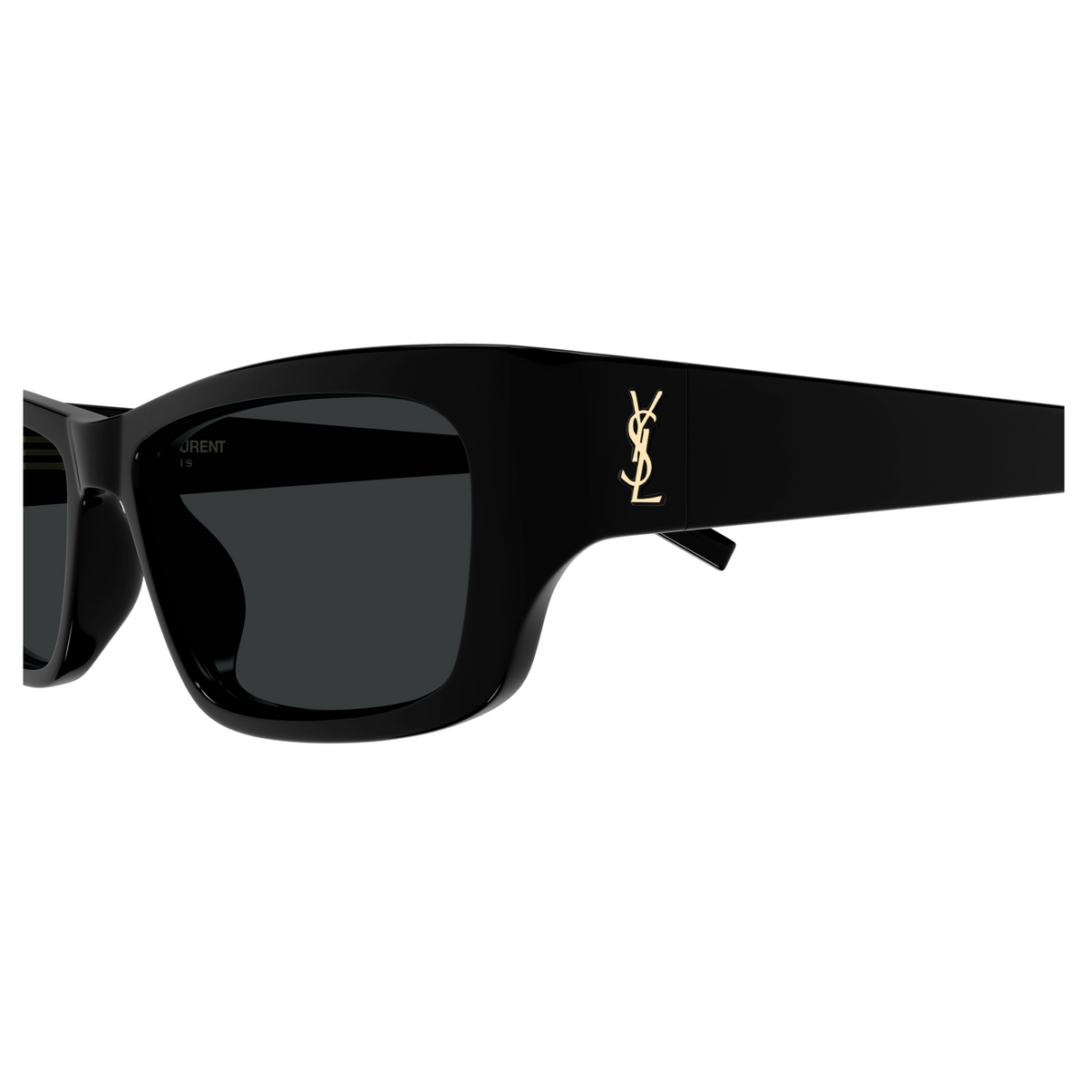 Saint Laurent Monogram SL M182 Jazz Noir 001 vue de profil - Les Lunettes de Pauline