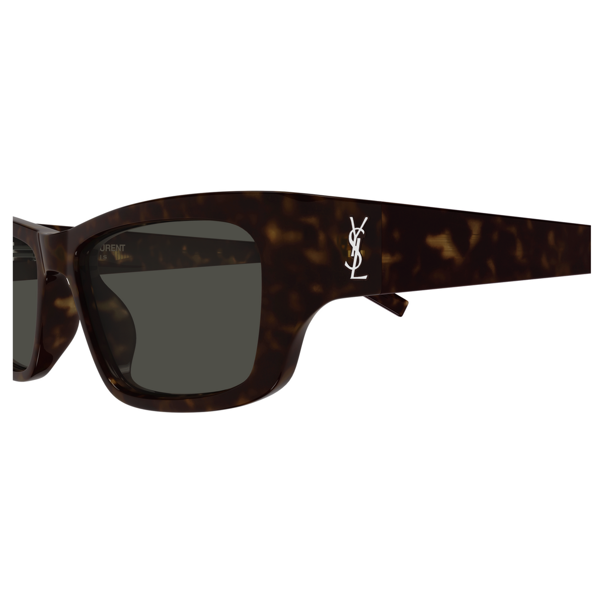 Saint Laurent Monogram SL M182 Jazz Havane 002 vue de profil - Les Lunettes de Pauline