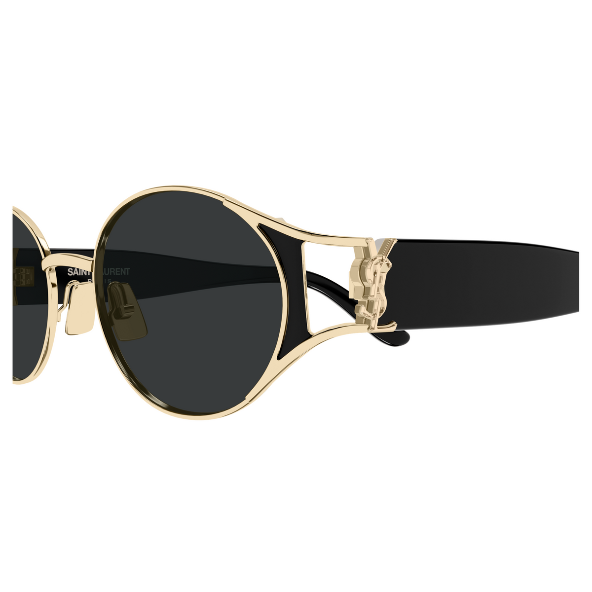 Saint Laurent Monogram SL M919 Or 001 vue de profil - Les Lunettes de Pauline