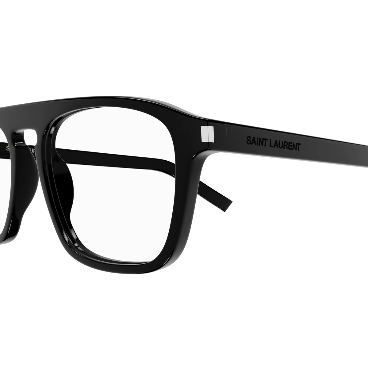 Saint Laurent SL 157 010 en détail des branches - Les Lunettes de Pauline