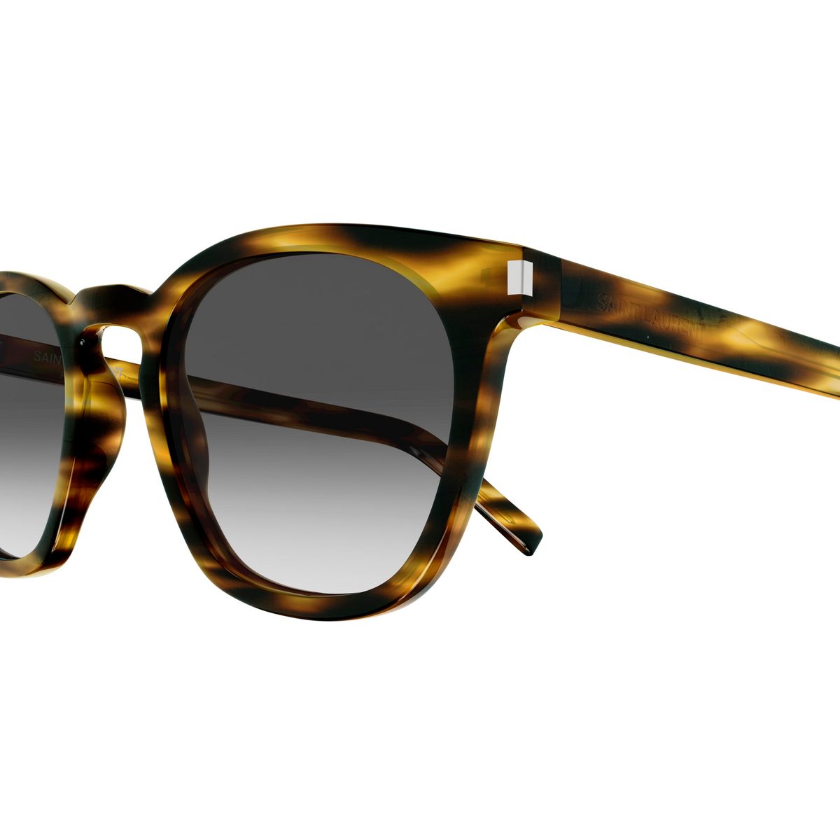 Saint Laurent SL 28 045 en détail des branches - Les Lunettes de Pauline