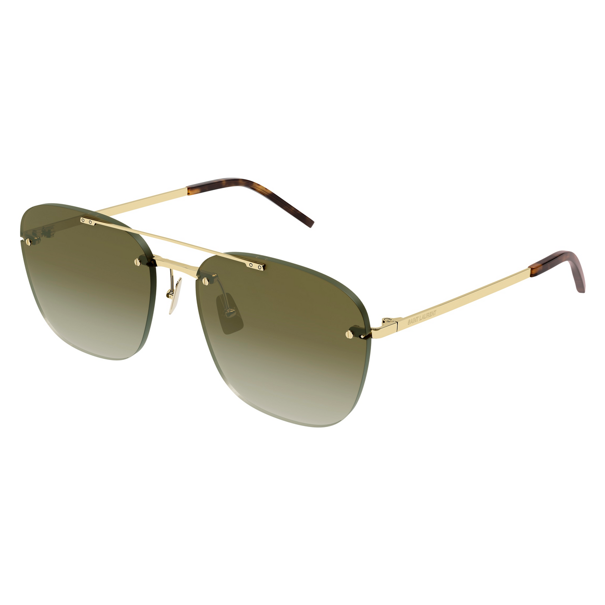 Saint Laurent SL 309 RIMLESS 003 de trois-quarts - Les Lunettes de Pauline