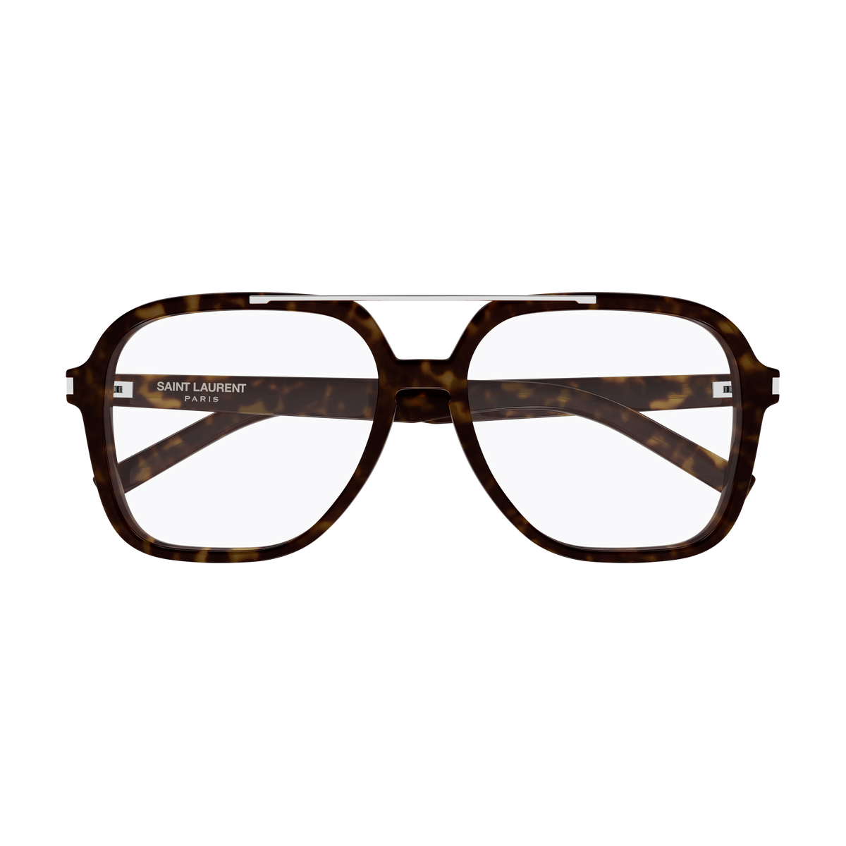Saint Laurent SL 545 Havane 002 de face - Les Lunettes de Pauline