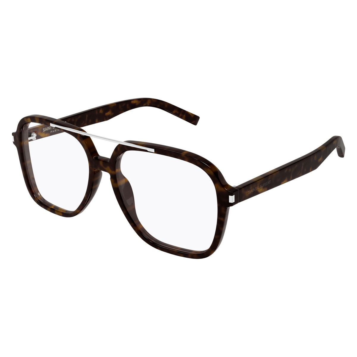 Saint Laurent SL 545 Havane 002 de trois-quarts - Les Lunettes de Pauline
