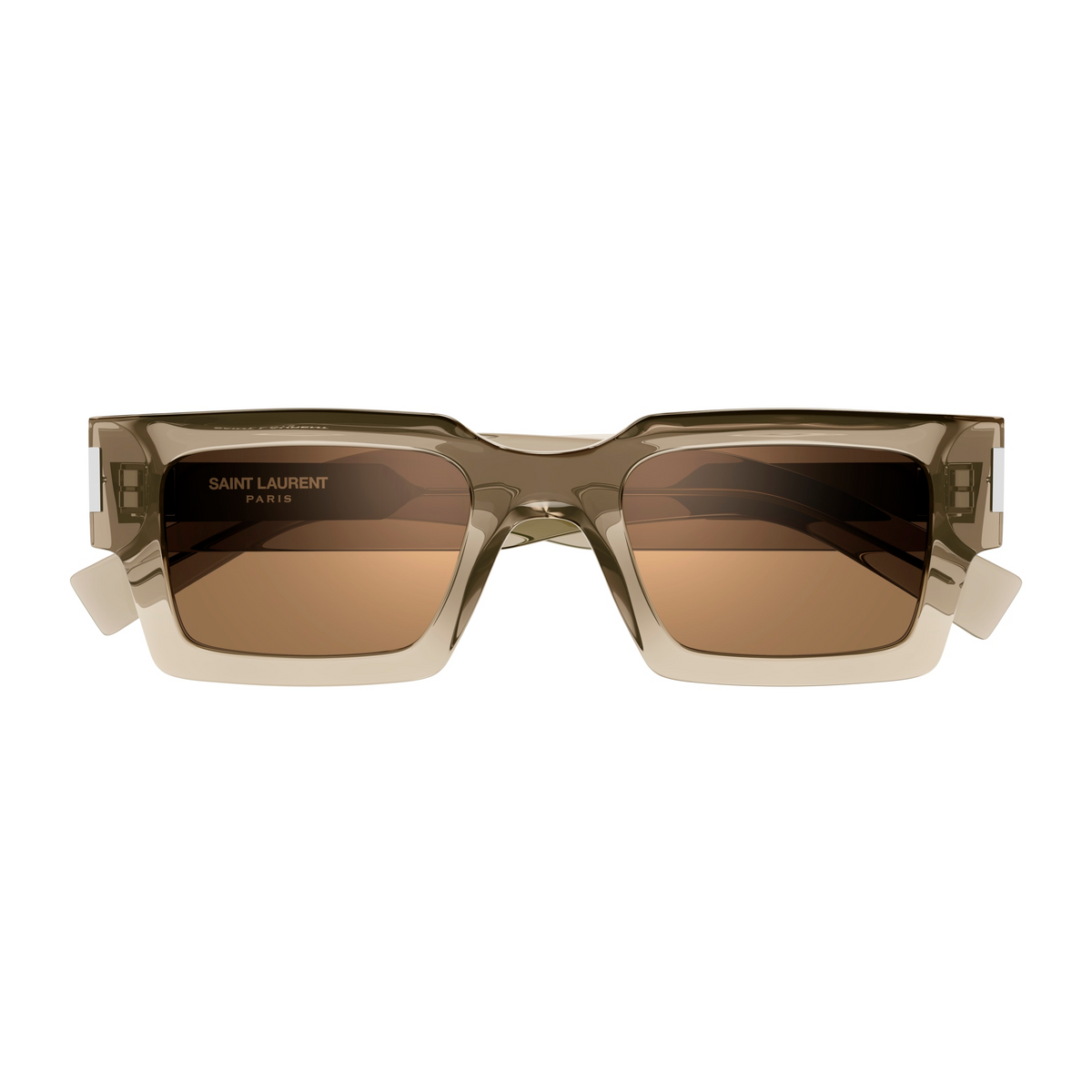 Saint Laurent Corner Angle SL 572 Champagne 006 de face - Les Lunettes de Pauline
