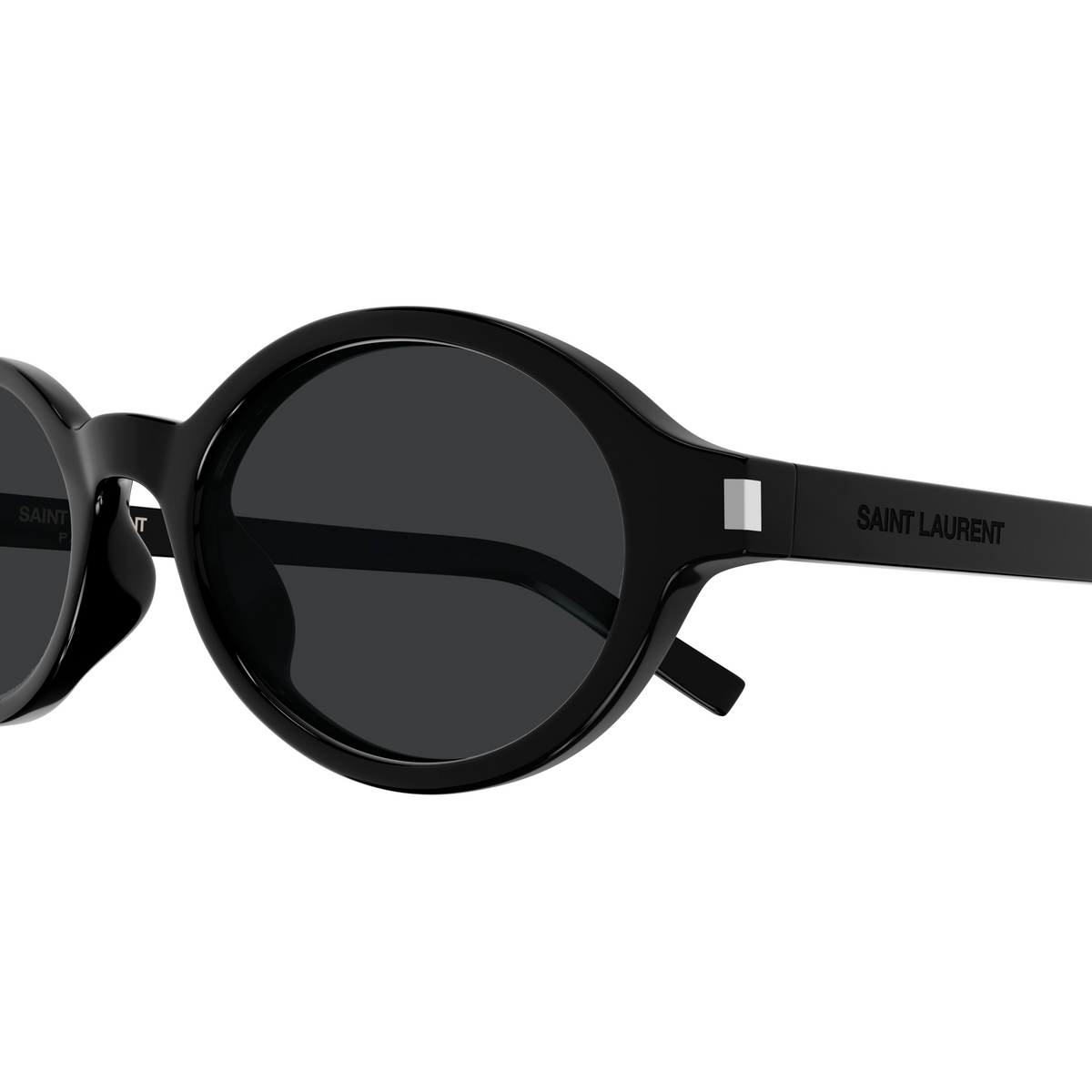 Saint Laurent Jeanne SL 751 Noir en détail des branches - Les Lunettes de Pauline