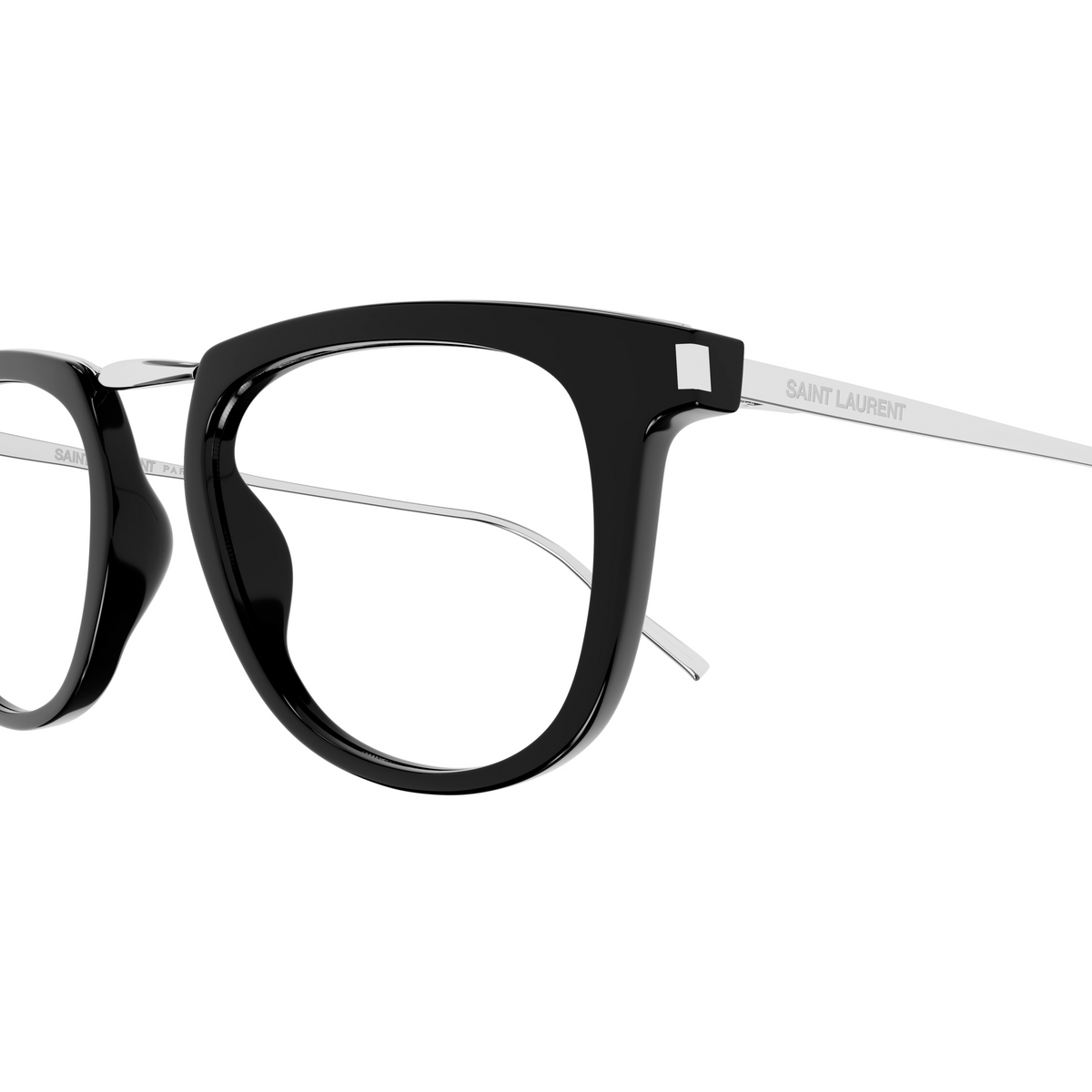 Saint Laurent SL 753 001 en détail des branches - Les Lunettes de Pauline
