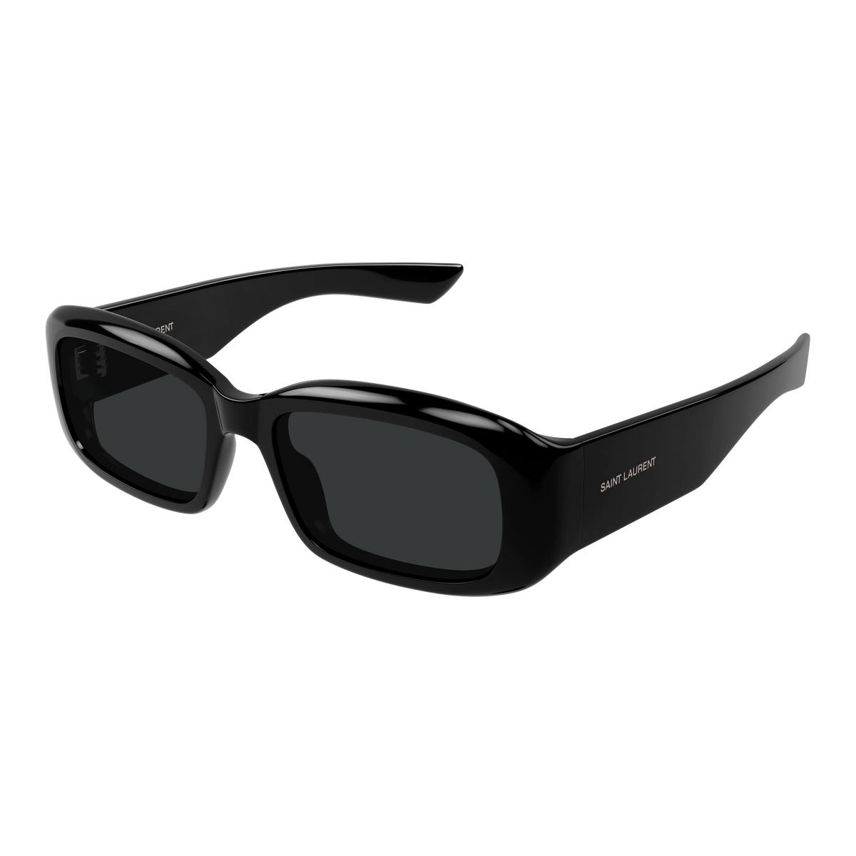 Saint Laurent SL 809 Noir 001 de trois-quarts - Les Lunettes de Pauline