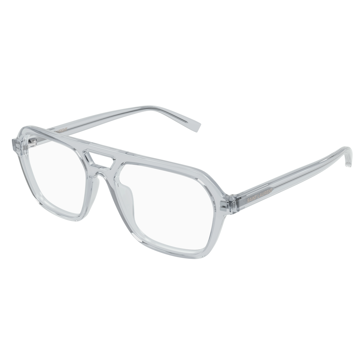 Saint Laurent SL 905 OPT Gris 003 de trois-quarts - Les Lunettes de Pauline