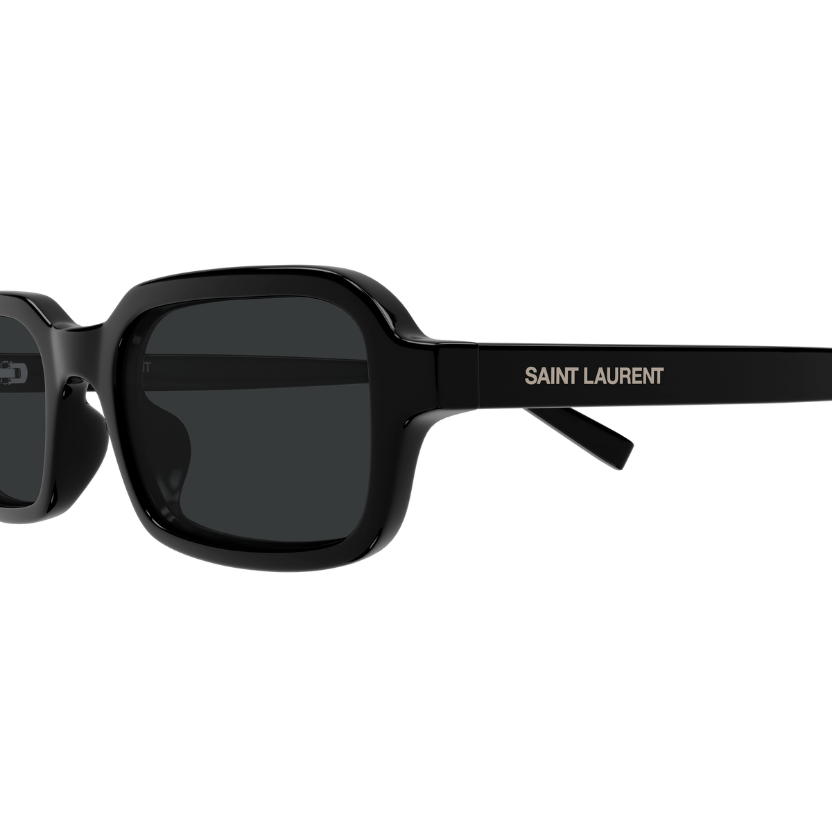 Saint Laurent SL 908 001 en détail des branches - Les Lunettes de Pauline