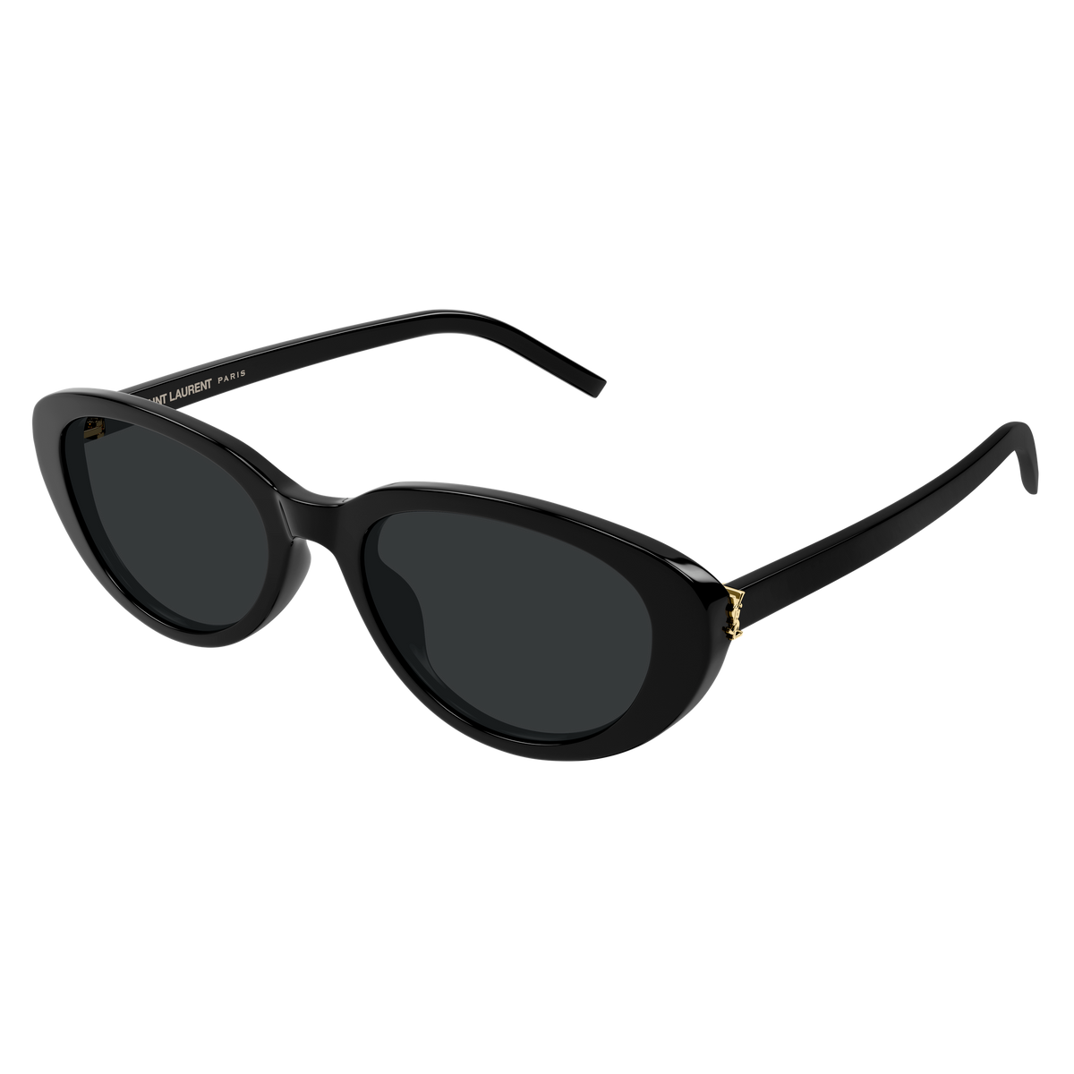 Saint Laurent Monogram SL M154 Noir 001 de trois-quarts - Les Lunettes de Pauline