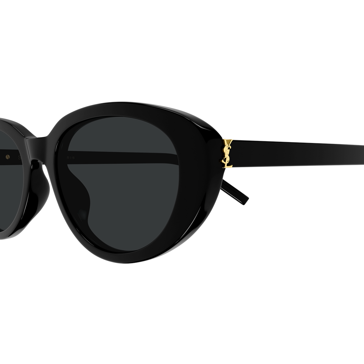 Saint Laurent Monogram SL M154 Noir 001 en détail des branches - Les Lunettes de Pauline