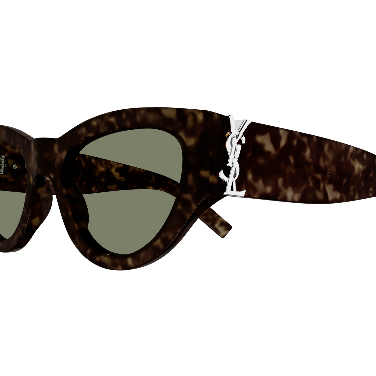 Saint Laurent Monogram SL M94 en détail des branches - Les Lunettes de Pauline