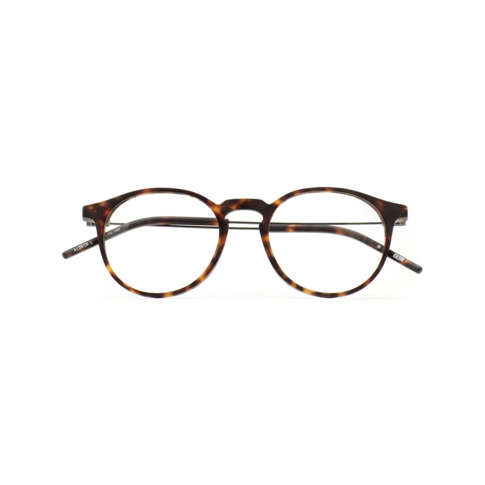 Kaleos Aldrin L Havane Foncé Mat 02 de face - Les Lunettes de Pauline