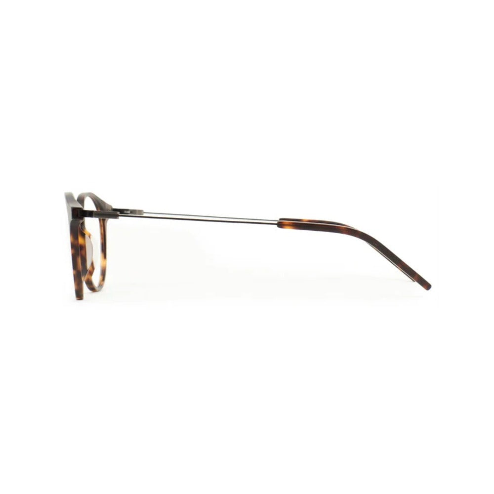 Kaleos Aldrin L Havane Foncé Mat 02 vue de profil - Les Lunettes de Pauline