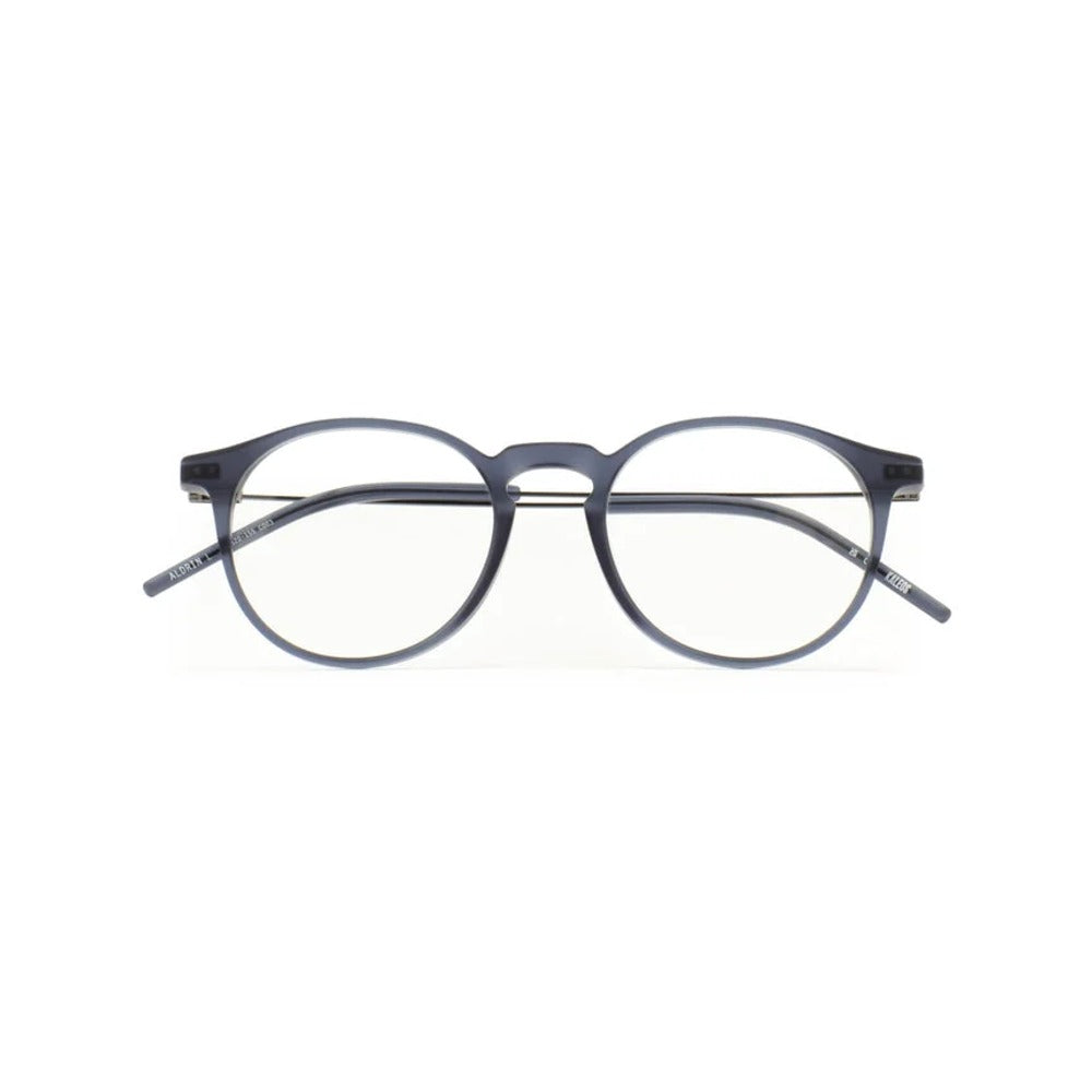 Kaleos Aldrin L Bleu Marine Cristal Mat 03 de face - Les Lunettes de Pauline