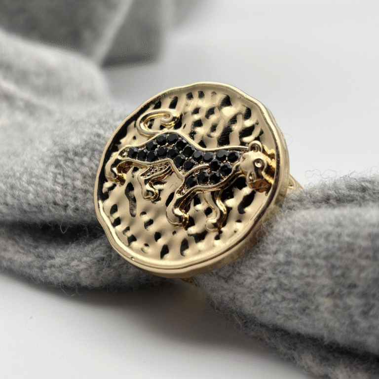 Anneau de foulard LEONCE black - Les Lunettes de Pauline