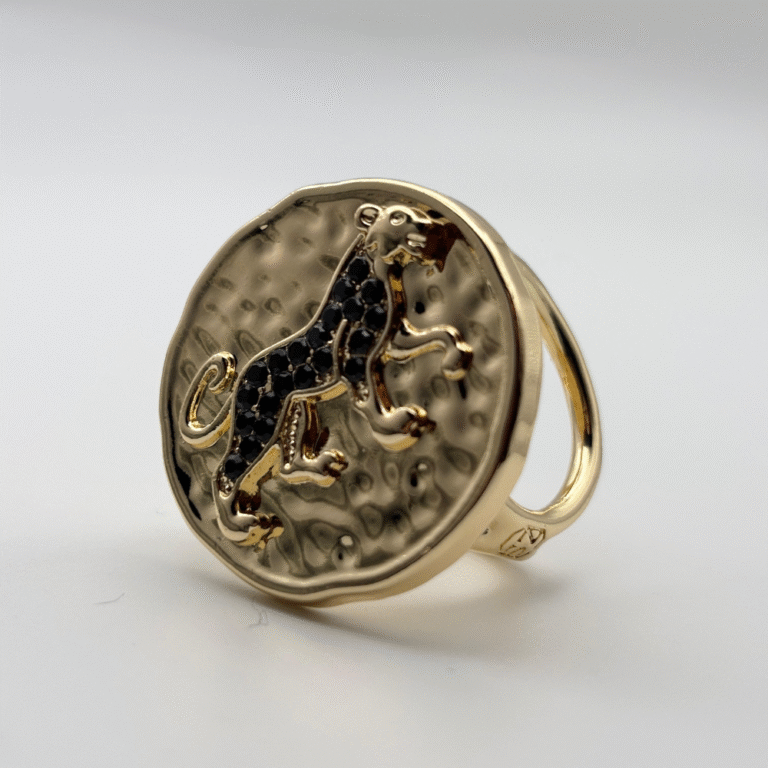 Anneau de foulard LEONCE black - Les Lunettes de Pauline