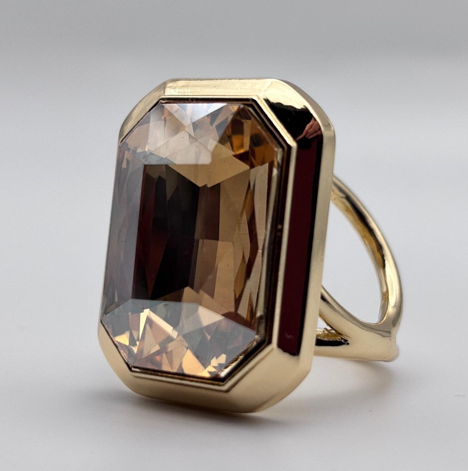 Anneau de foulard SUZY Cognac - Les Lunettes de Pauline