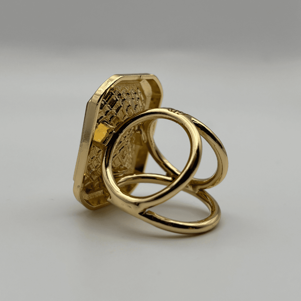 Anneau de foulard SUZY Cognac - Les Lunettes de Pauline